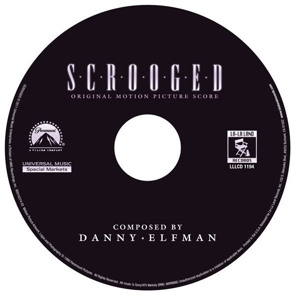 Danny Elfman - Scrooged (Original Motion Picture Score) (LP) - Velvet Music