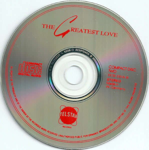 Various - The Greatest Love (tweedehands CD) - Velvet Music