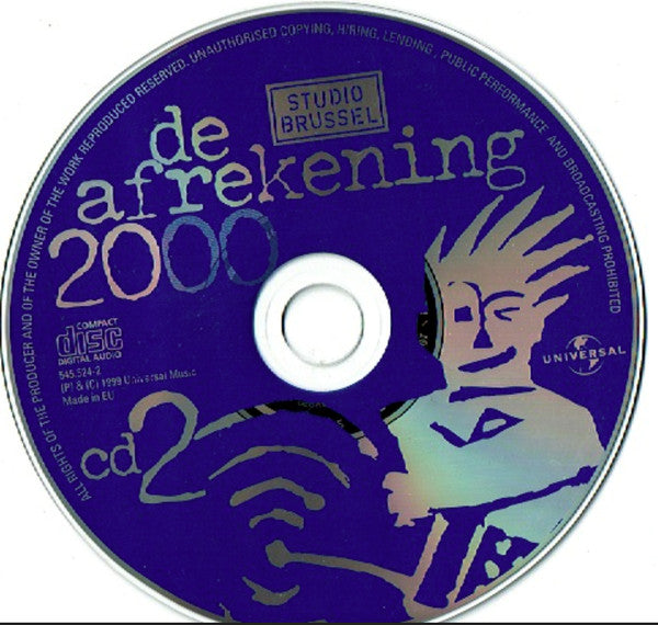 Various - De Afrekening 2000 (The Lost Tracks) (tweedehands CD) - Velvet Music