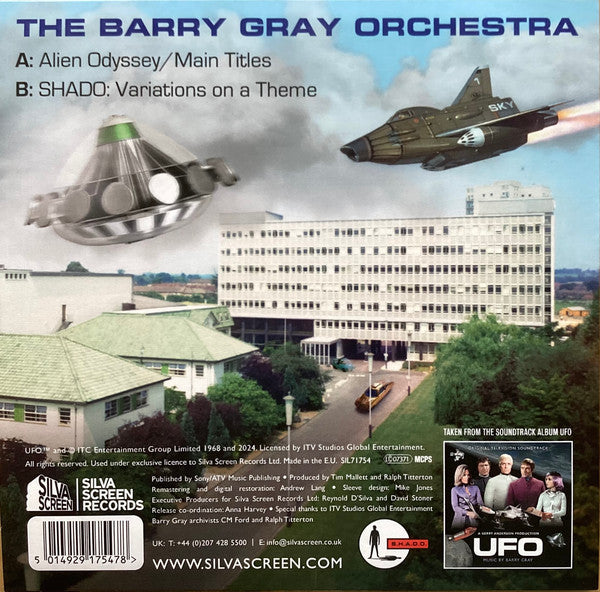 Gray, Barry - UFO -transparant violet vinyl- (7-inch single) - Velvet Music