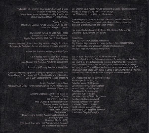 Talas - 1985 (CD) - Velvet Music