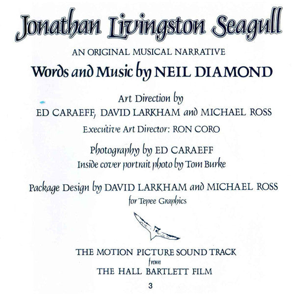 Neil Diamond - Jonathan Livingstone Seagull (Original motion picture soundtrack) (tweedehands CD)