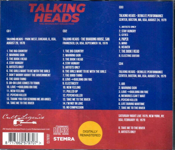 Talking Heads - The Broadcast Collection (CD) - Velvet Music