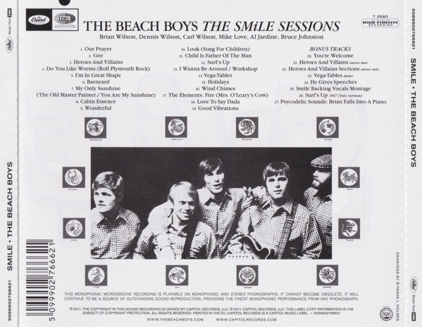 Beach Boys, The - The Smile Sessions (CD) - Velvet Music