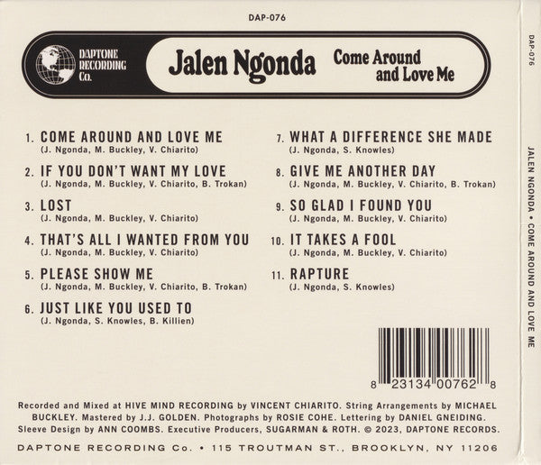 Jalen N'Gonda - Come Around And Love Me (tweedehands CD) - Velvet Music