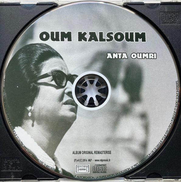Oum Kalthoum - Anta Oumri (CD) - Velvet Music