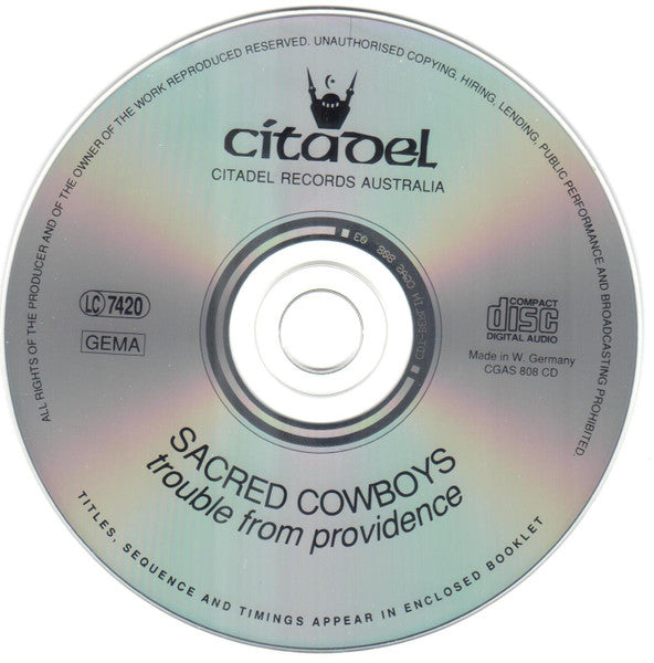 Sacred Cowboys - Trouble From Providence (CD d'occasion)