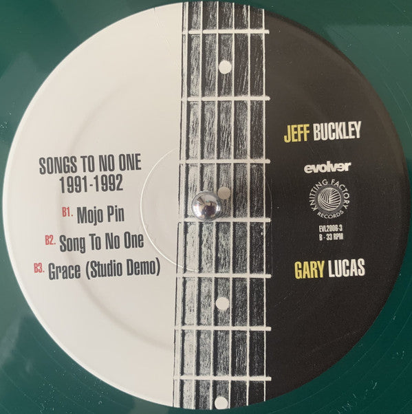 Jeff Buckley & Gary Lucas - Songs To No One 1991-1992 (LP)