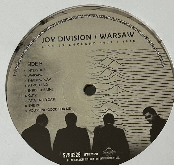 Joy Division / Warsaw (3) - Live in England 1977 / 1978 (LP)