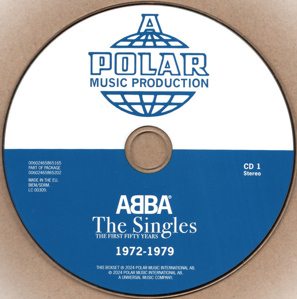 ABBA - The Singles (The First Fifty Years) (CD) - Velvet Music