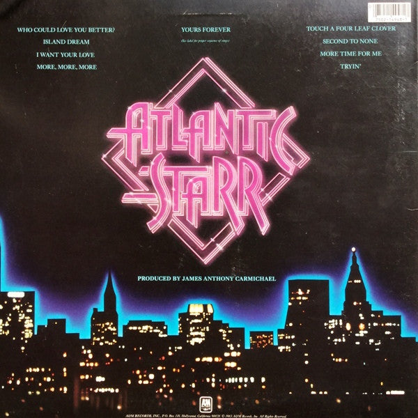 Atlantic Starr - Yours Forever (CD) - Velvet Music