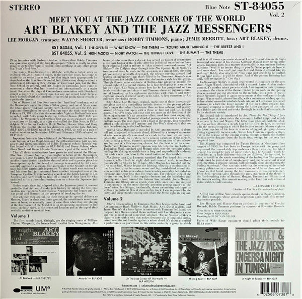 Art Blakey & The Jazz Messengers - Meet You At The Jazz Corner Of The World (Volume 2) (LP) - Velvet Music