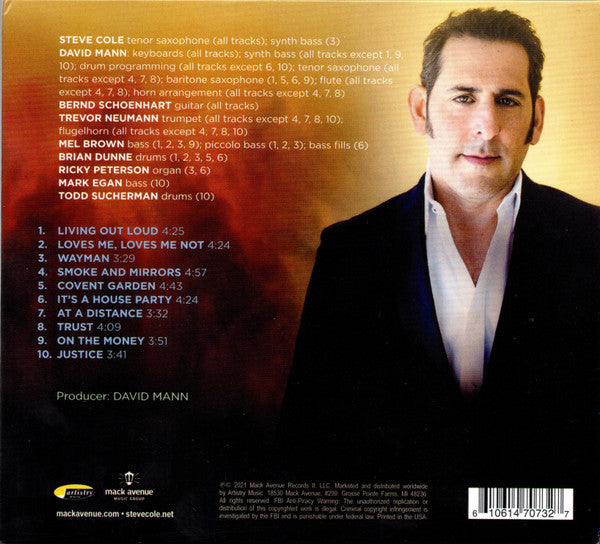 Steve Cole - Smoke And Mirrors (second hand CD)