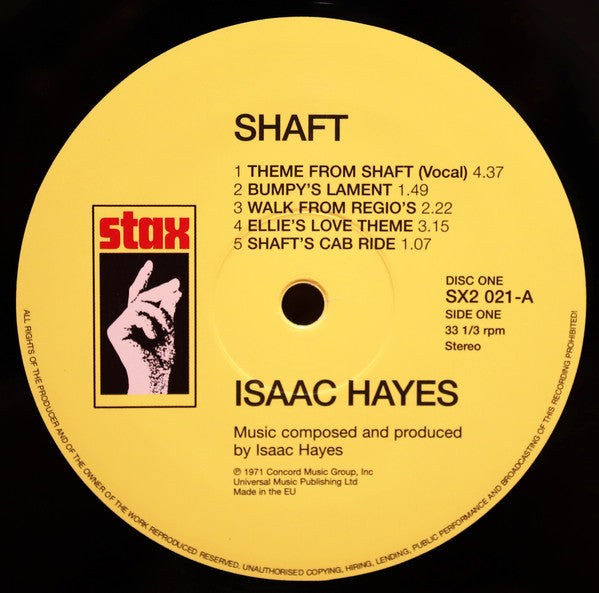 Isaac Hayes - Shaft (LP) - Velvet Music