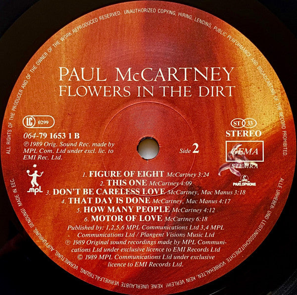 Paul McCartney - Flowers In The Dirt (tweedehands LP) - Velvet Music