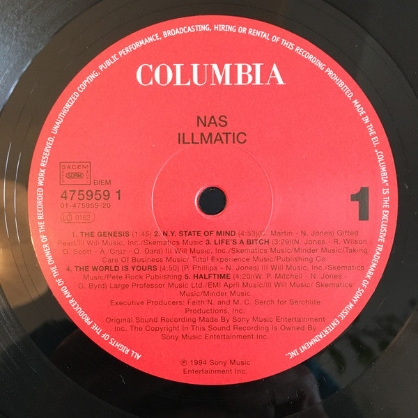Nas - Illmatic (tweedehands LP) - Velvet Music