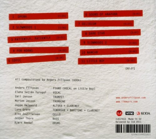 Anders Filipsen, White Nothing, The - About Time (CD d'occasion)