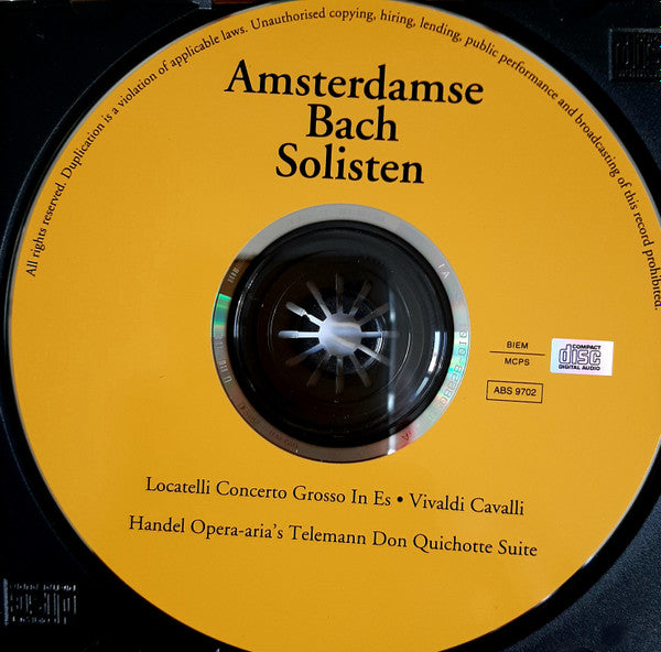 Amsterdam Bach Soloists, Michael Chance - Amsterdamse Bach Solisten & Michael Chance (tweedehands CD)