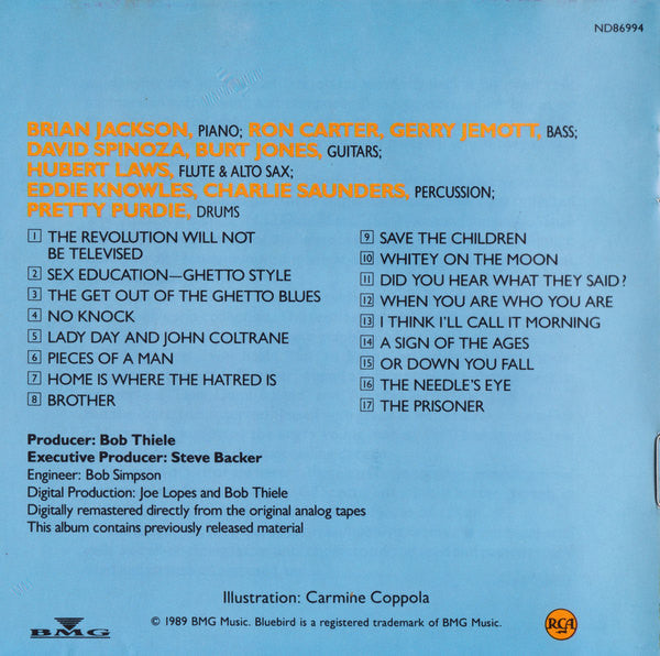 Gil Scott-Heron - The Revolution Will Not Be Televised (tweedehands CD) - Velvet Music