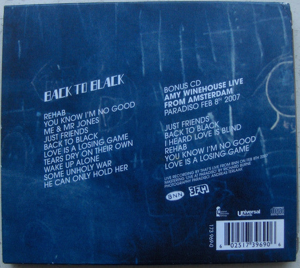 Amy Winehouse - Back To Black (CD) - Velvet Music