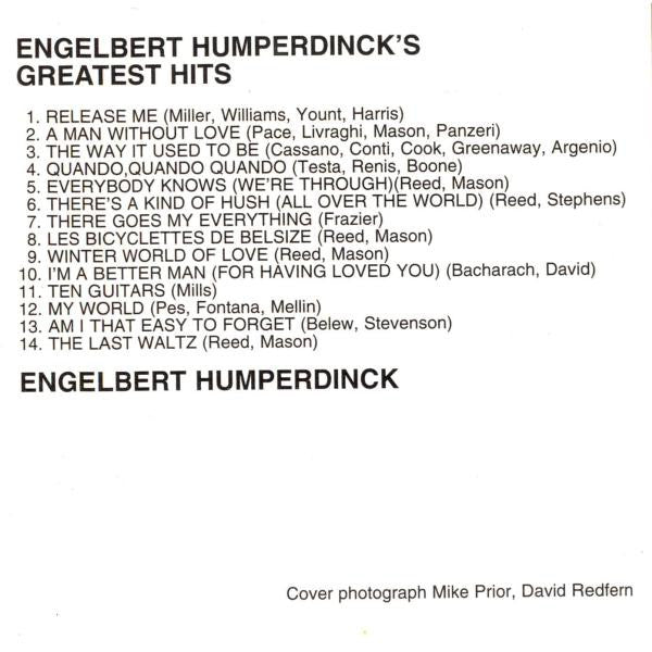 Engelbert Humperdinck - Engelbert Humperdinck's Greatest Hits (tweedehands CD) - Velvet Music