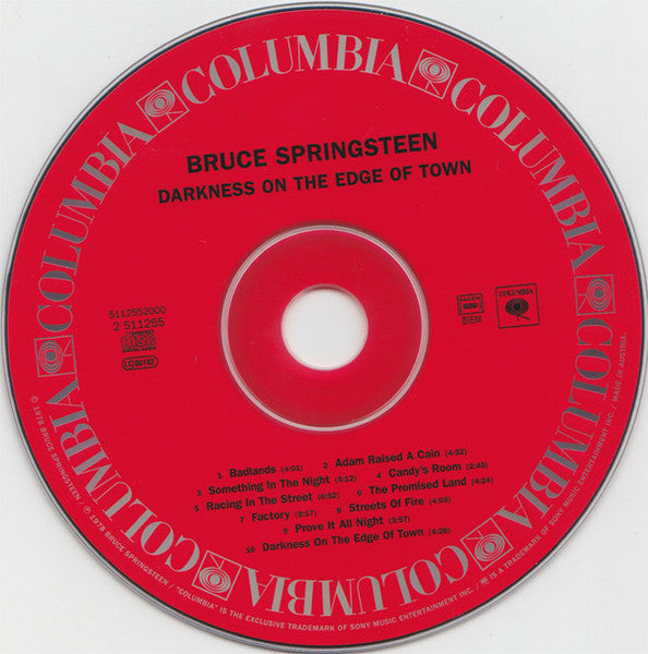 Bruce Springsteen - Darkness On The Edge Of Town (tweedehands CD) - Velvet Music