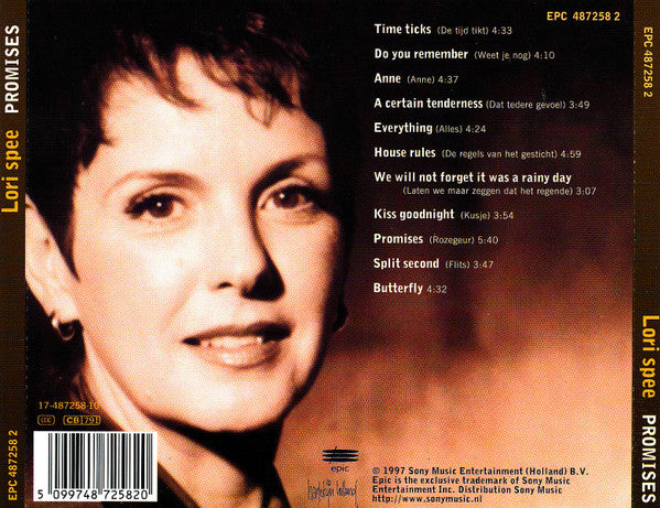 Lori Spee - Promises, Lori Spee chante Herman Van Veen (CD d'occasion)