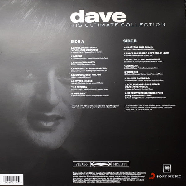 Dave (13) - His Ultimate Collection (LP) - Velvet Music