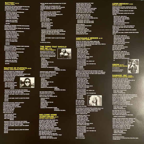 Metallica - Master Of Puppets (tweedehands LP) - Velvet Music