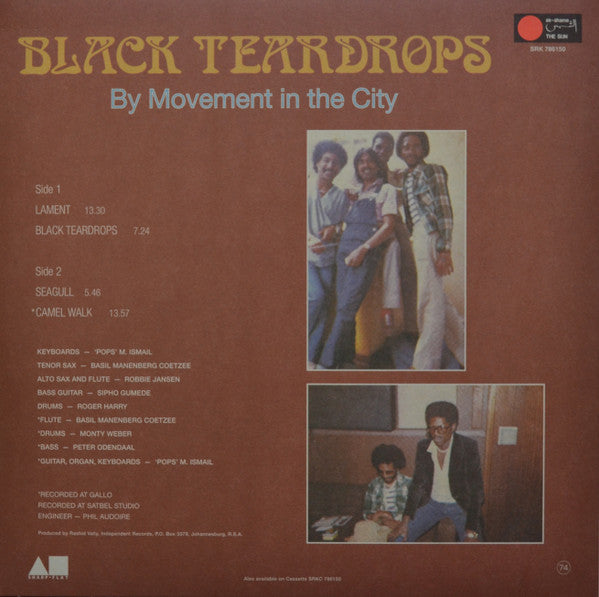 Movement In The City - Black Teardrops (LP)