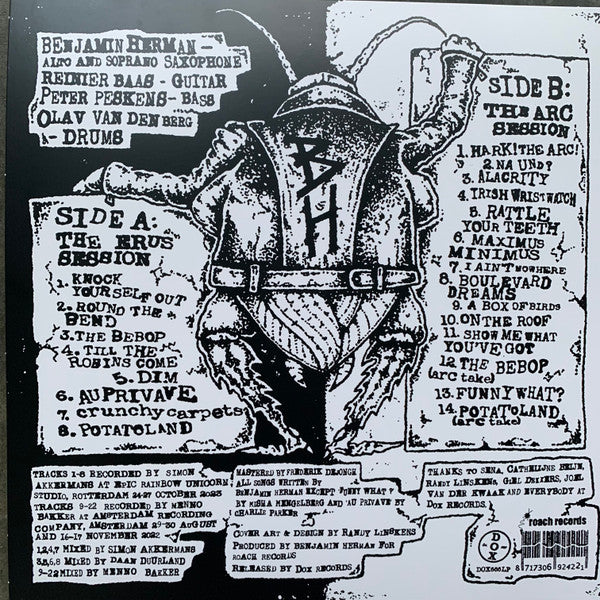 Benjamin Herman - The ERUS / ARC Sessions (CD) - Velvet Music