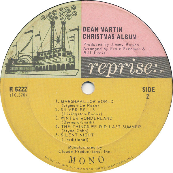 Dean Martin - The Dean Martin Christmas Album (LP) - Velvet Music