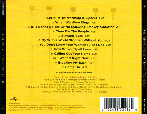 Temptations, The - Temptations 60 (CD) - Velvet Music