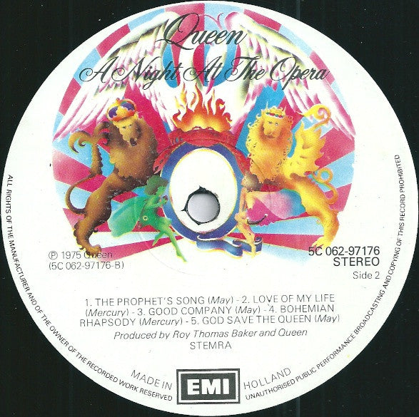 Queen - A Night At The Opera (tweedehands LP) - Velvet Music