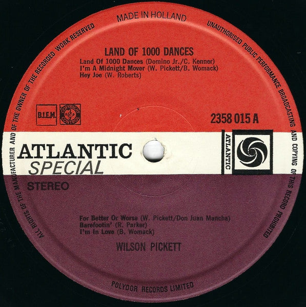 Wilson Pickett - Land Of 1000 Dances (tweedehands LP) - Velvet Music