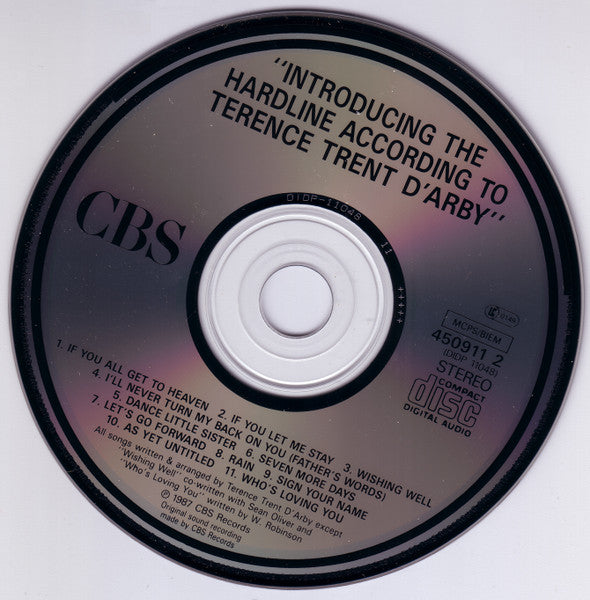 Terence Trent D'Arby - Introducing The Hardline According To Terence Trent D'Arby (tweedehands CD) - Velvet Music