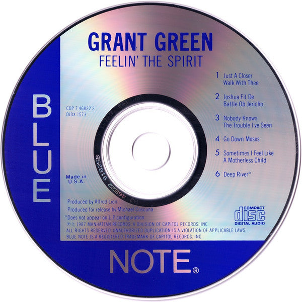 Grant Green - Feelin' The Spirit (tweedehands CD) - Velvet Music