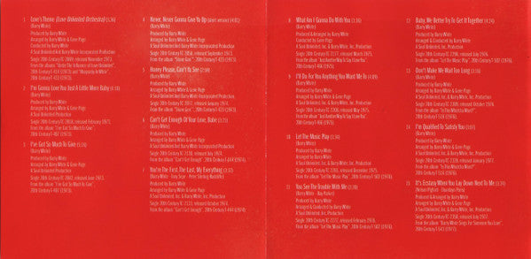 Barry White - Love's Theme (The Best Of The 20th Century Records Singles) (CD) - Velvet Music