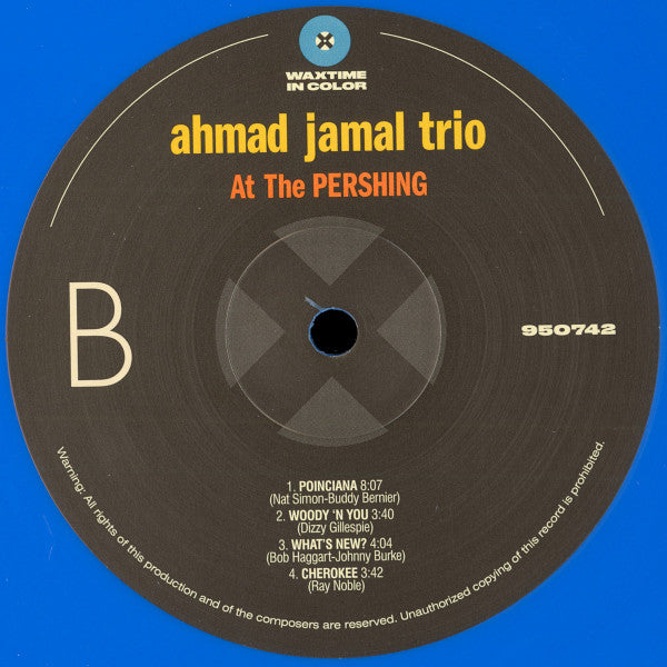Ahmad Jamal Trio - Ahmad Jamal At The Pershing - But Not For Me (LP) - Velvet Music