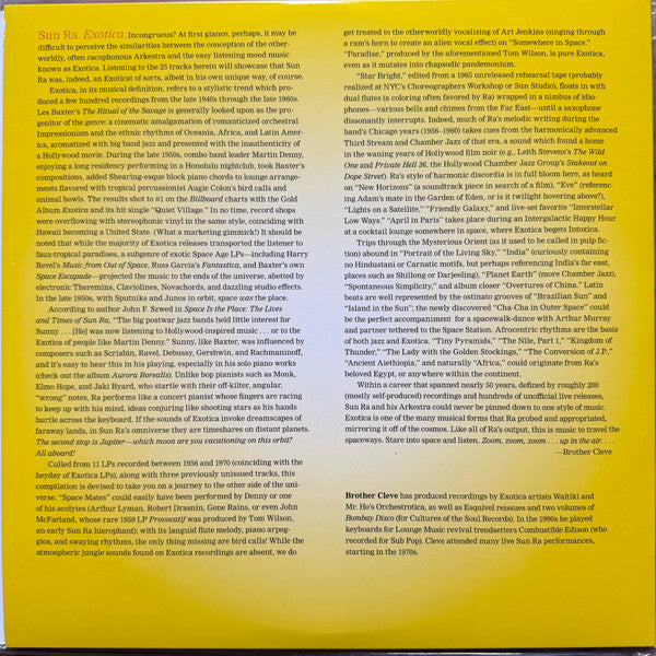 Sun Ra - Exotica (LP) - Velvet Music