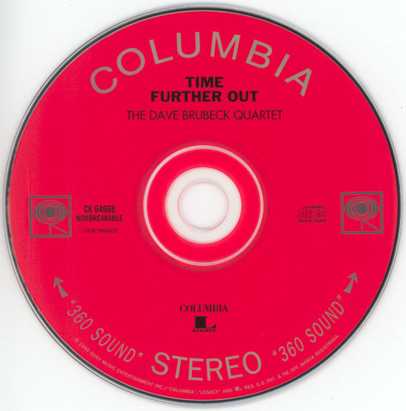 Dave Brubeck Quartet, The - Time Further Out: Miro Reflections (CD) - Velvet Music
