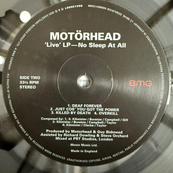 Motörhead - Nö Sleep At All (LP) - Velvet Music