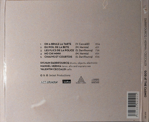 Sylvain Darrifourcq / Manuel Hermia / Valentin Ceccaldi - God At The Casino (CD d'occasion)