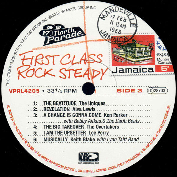 Various - First Class Rock Steady (LP) - Velvet Music