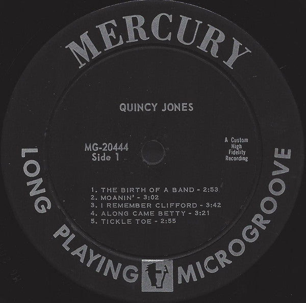 Quincy Jones - The Birth Of A Band (LP) - Velvet Music