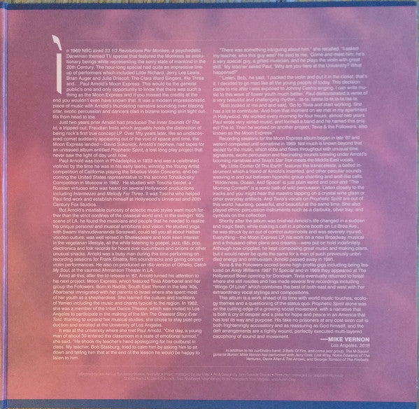 Moon Express Featuring Paul Arnold (8) & Tsvia & The Followers - Prophetic Spirit (LP)