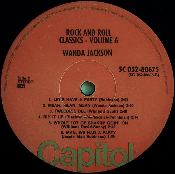 Wanda Jackson - Rock And Roll Classics Vol. 6 (tweedehands LP)