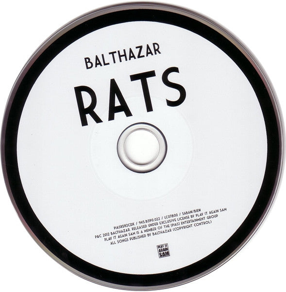 Balthazar (6) - Rats (tweedehands CD) - Velvet Music