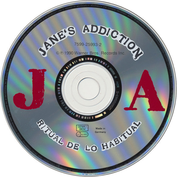 Jane's Addiction - Ritual De Lo Habitual (tweedehands CD) - Velvet Music