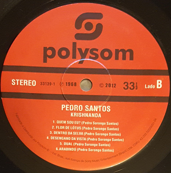 Pedro Santos - Krishnanda (LP) - Velvet Music